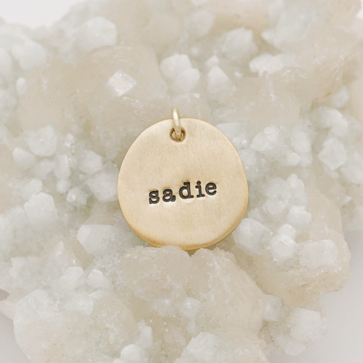 Beloved Name Charm (9K Solid Gold)