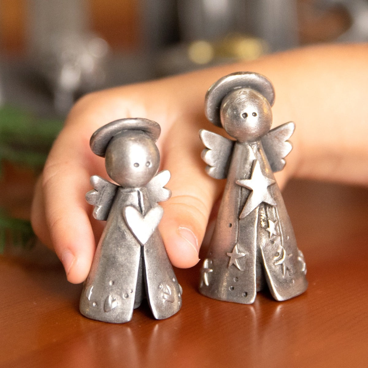 Angels on High Figurine Set (Pewter)