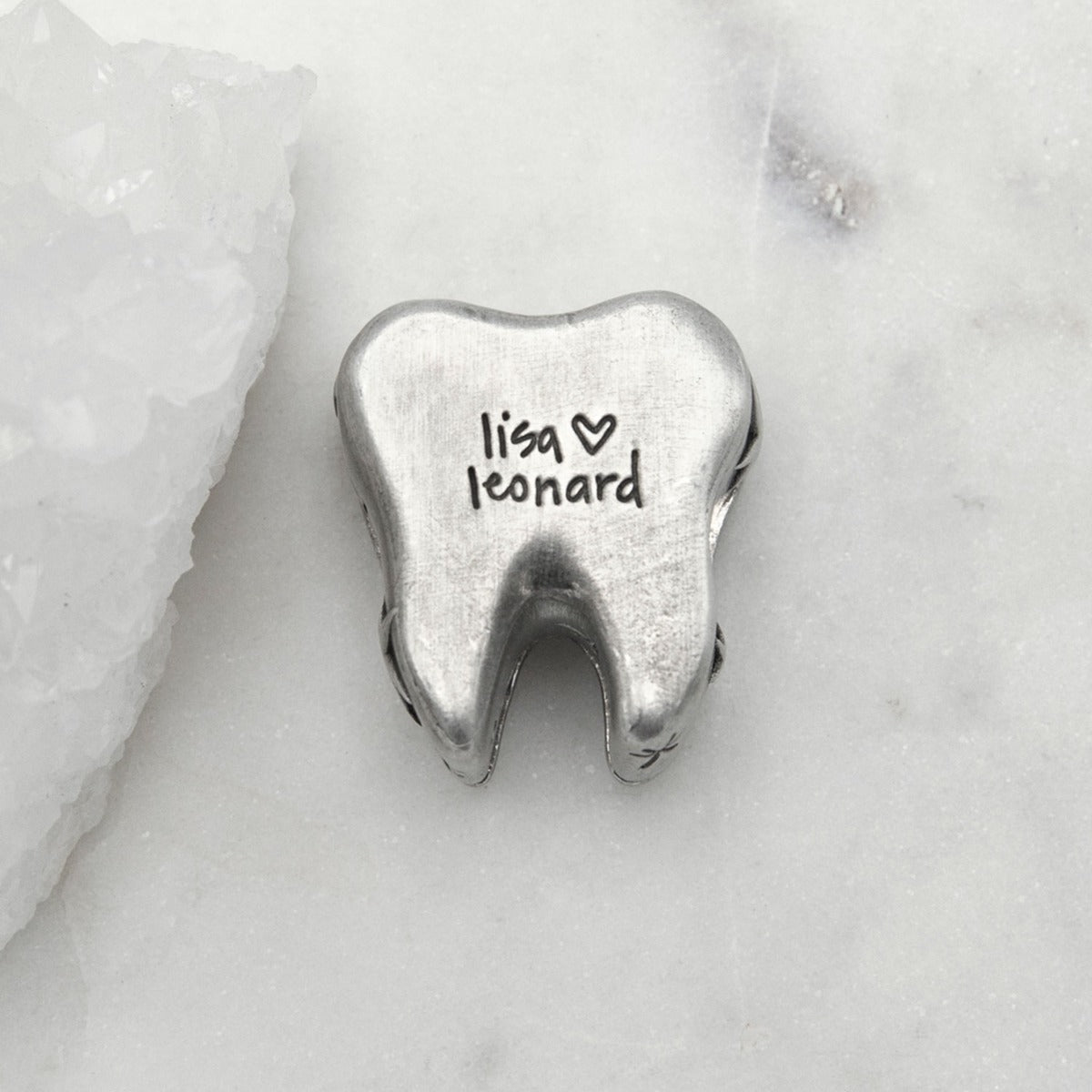 Personalized Tooth Fairy Box (pewter)