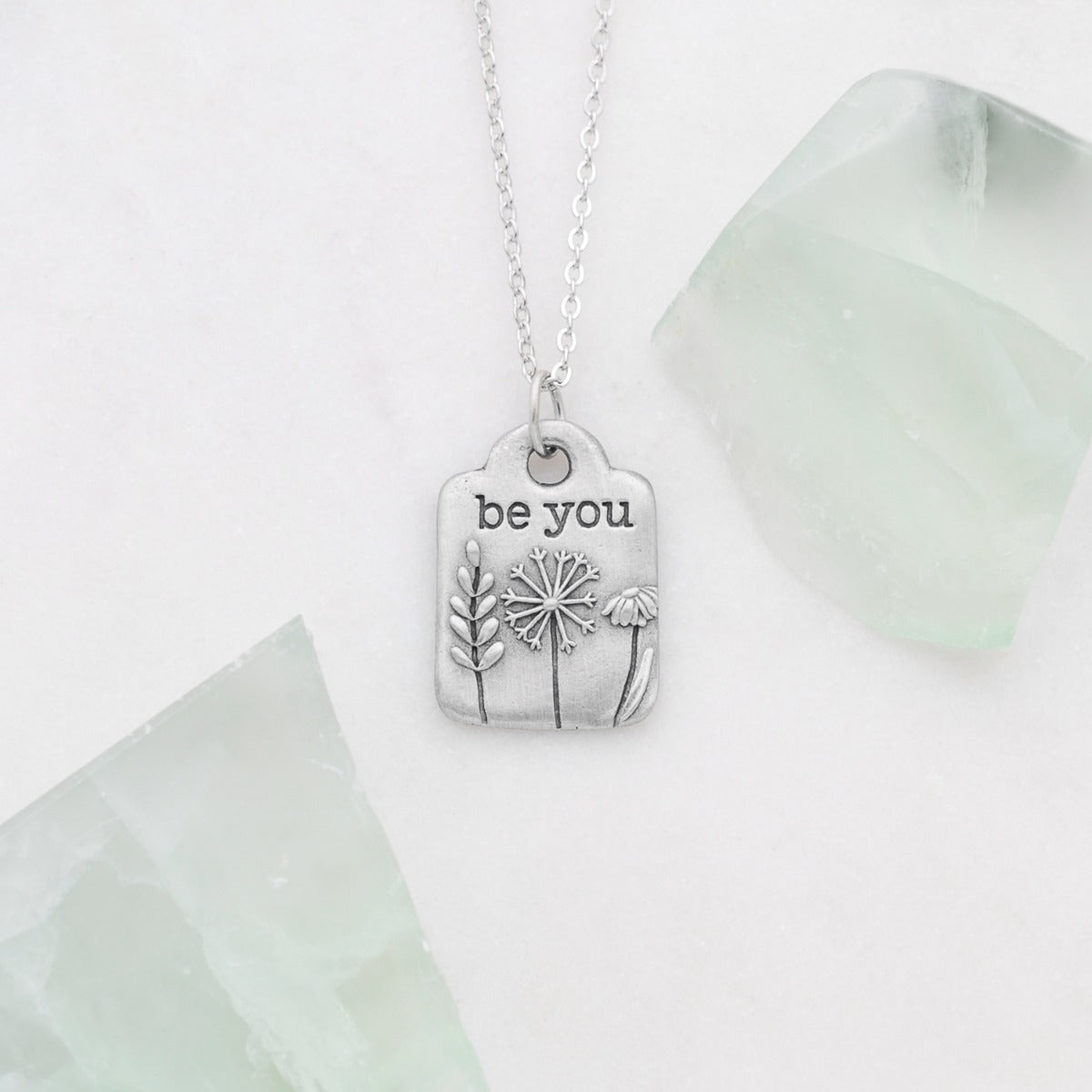 Be You Necklace (Pewter)