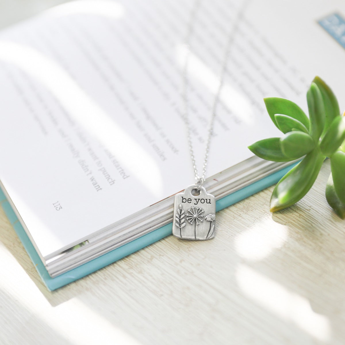 Be You Necklace (Pewter)