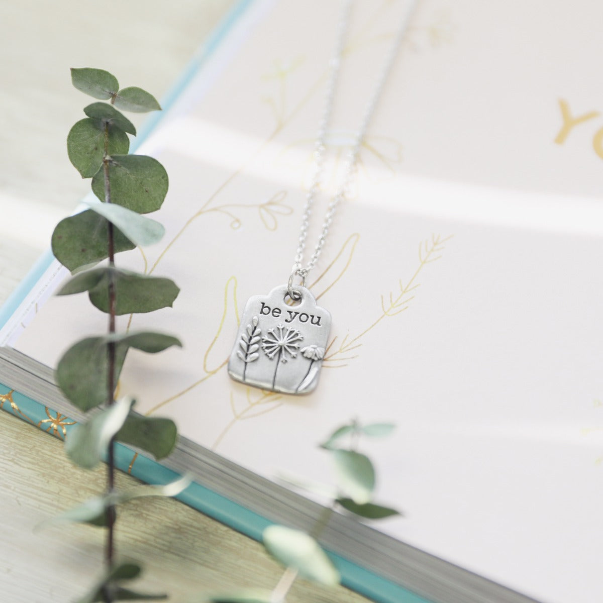 Be You Necklace (Pewter)