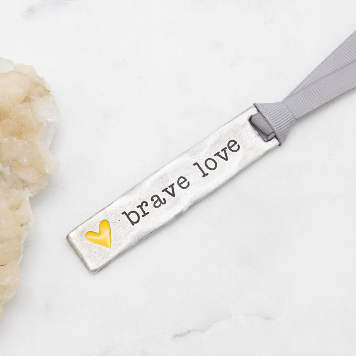Brave Love® Bar Bookmark (Pewter)