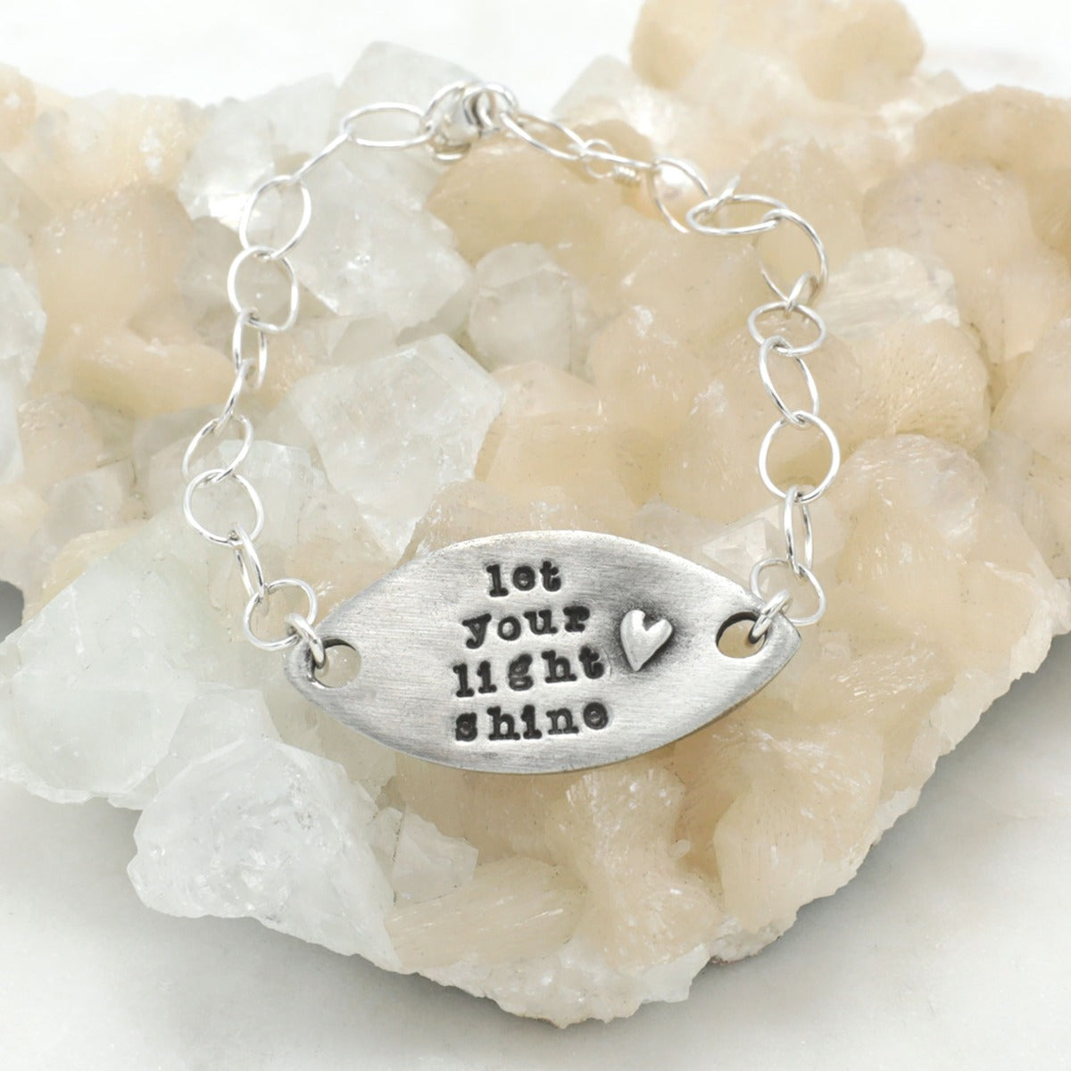 Let Your Light Shine Bracelet (Pewter)