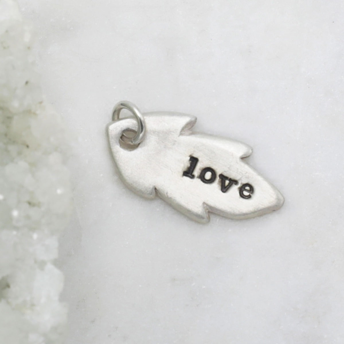 Feather Tag (Sterling Silver)