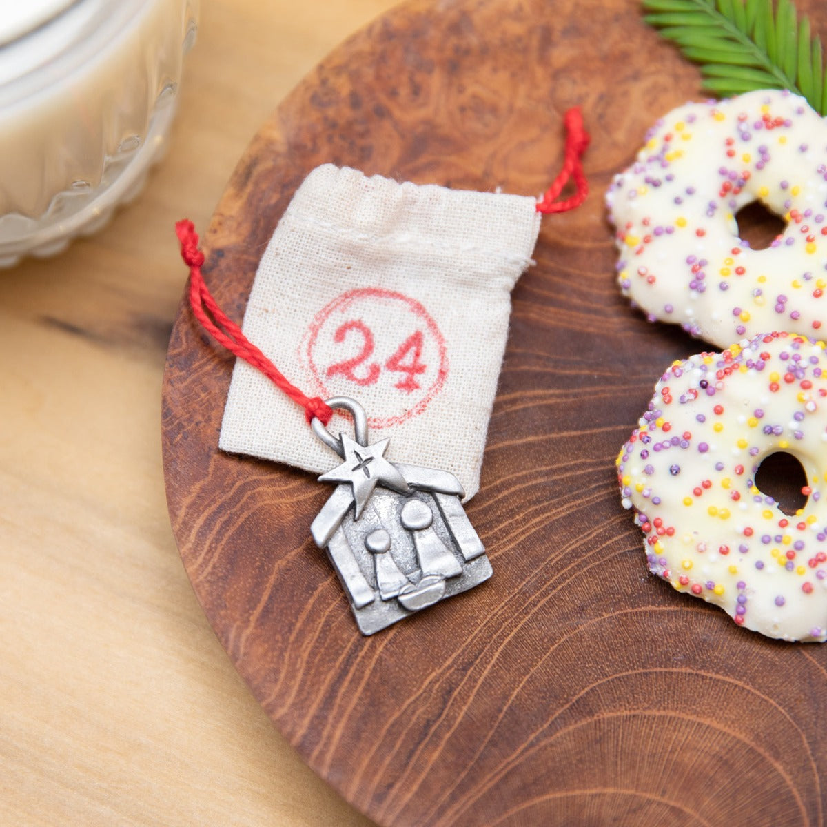 Our Christmas Tradition Advent Ornament Set (Pewter)