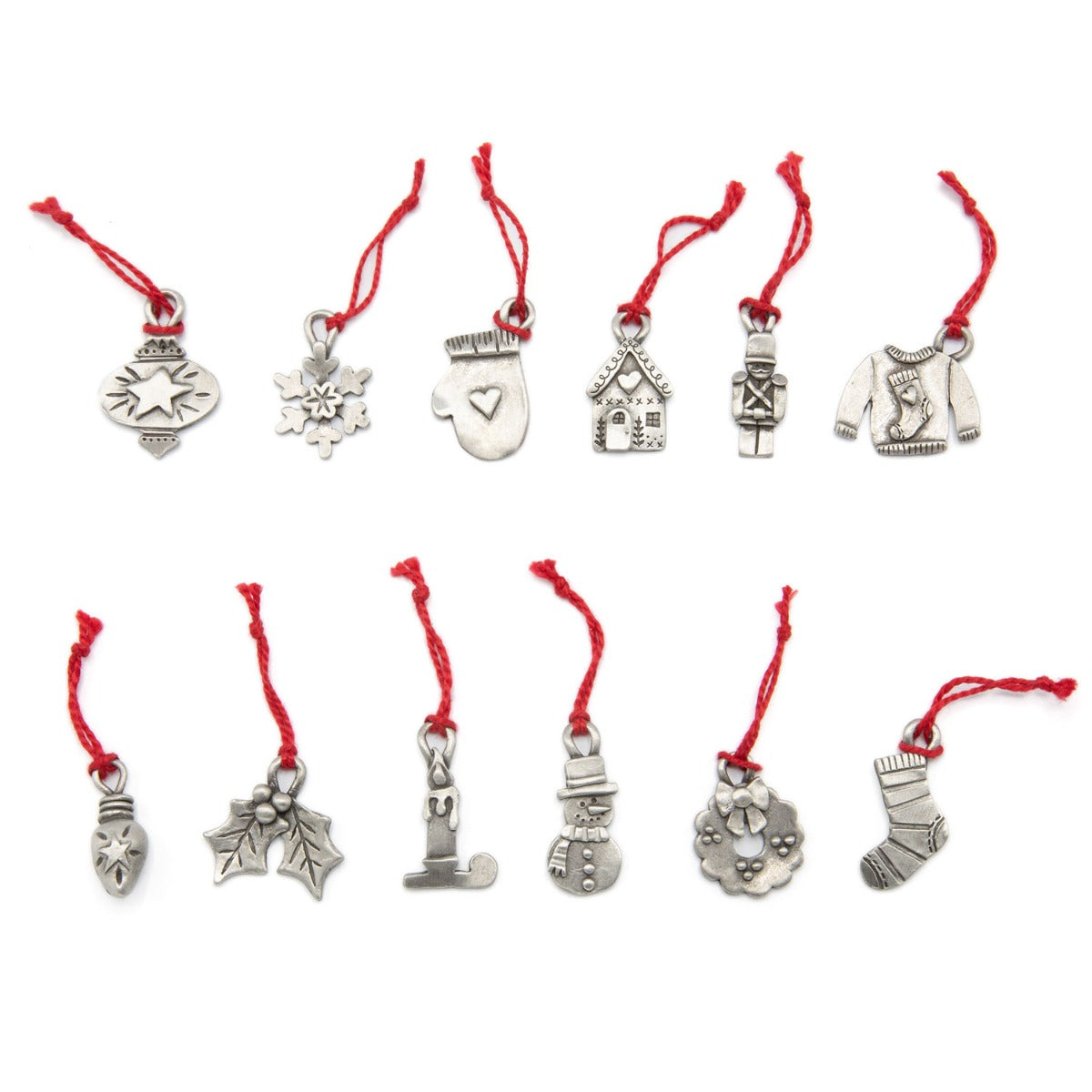 Our Christmas Tradition Advent Ornament Set (Pewter)