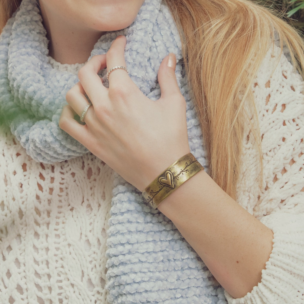 Let Love Grow Cuff (Gold Plated)