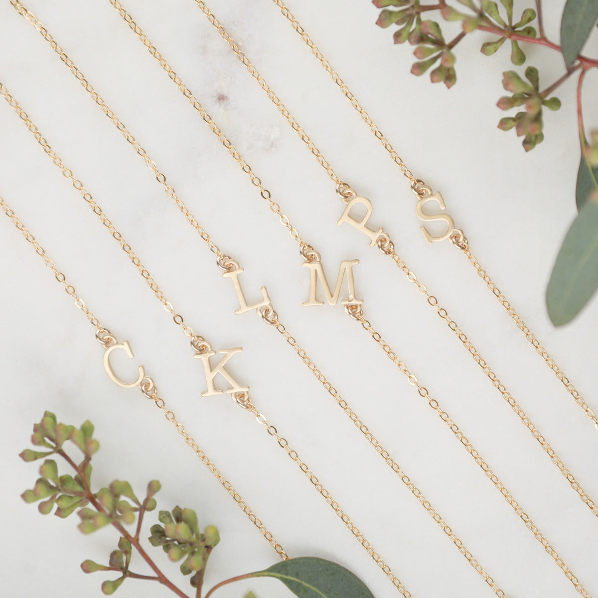 My Monogram Necklace (9K Solid Gold)