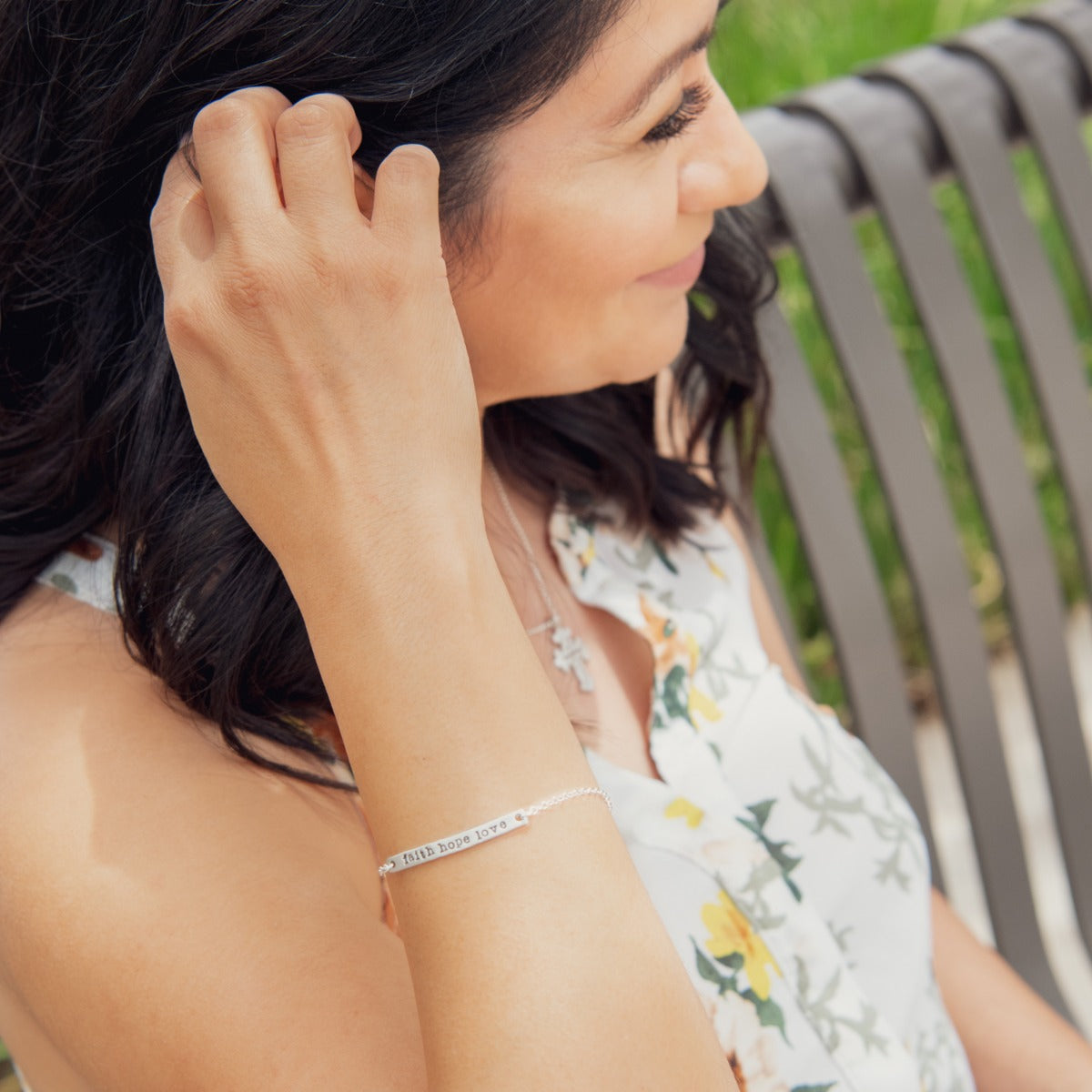 Carry My Heart Bracelet (Sterling Silver)