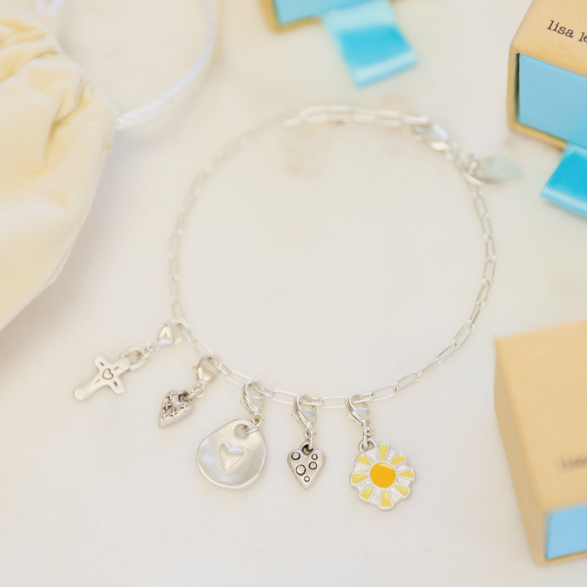 Full of Love Bracelet Charm (Sterling Silver)