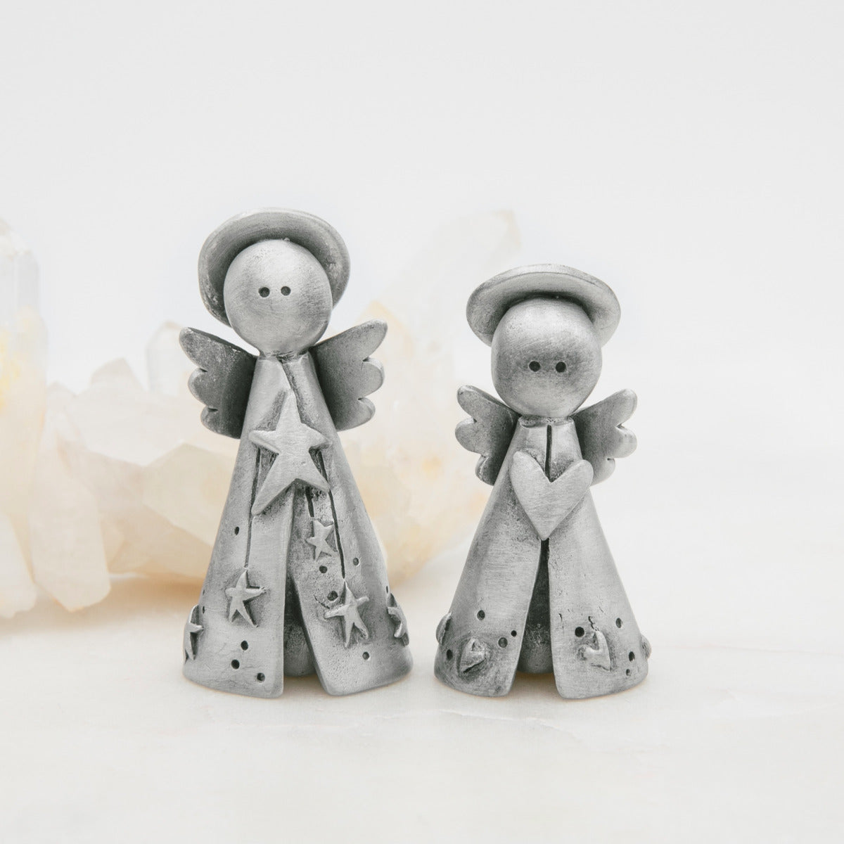 Angels on High Figurine Set (Pewter)