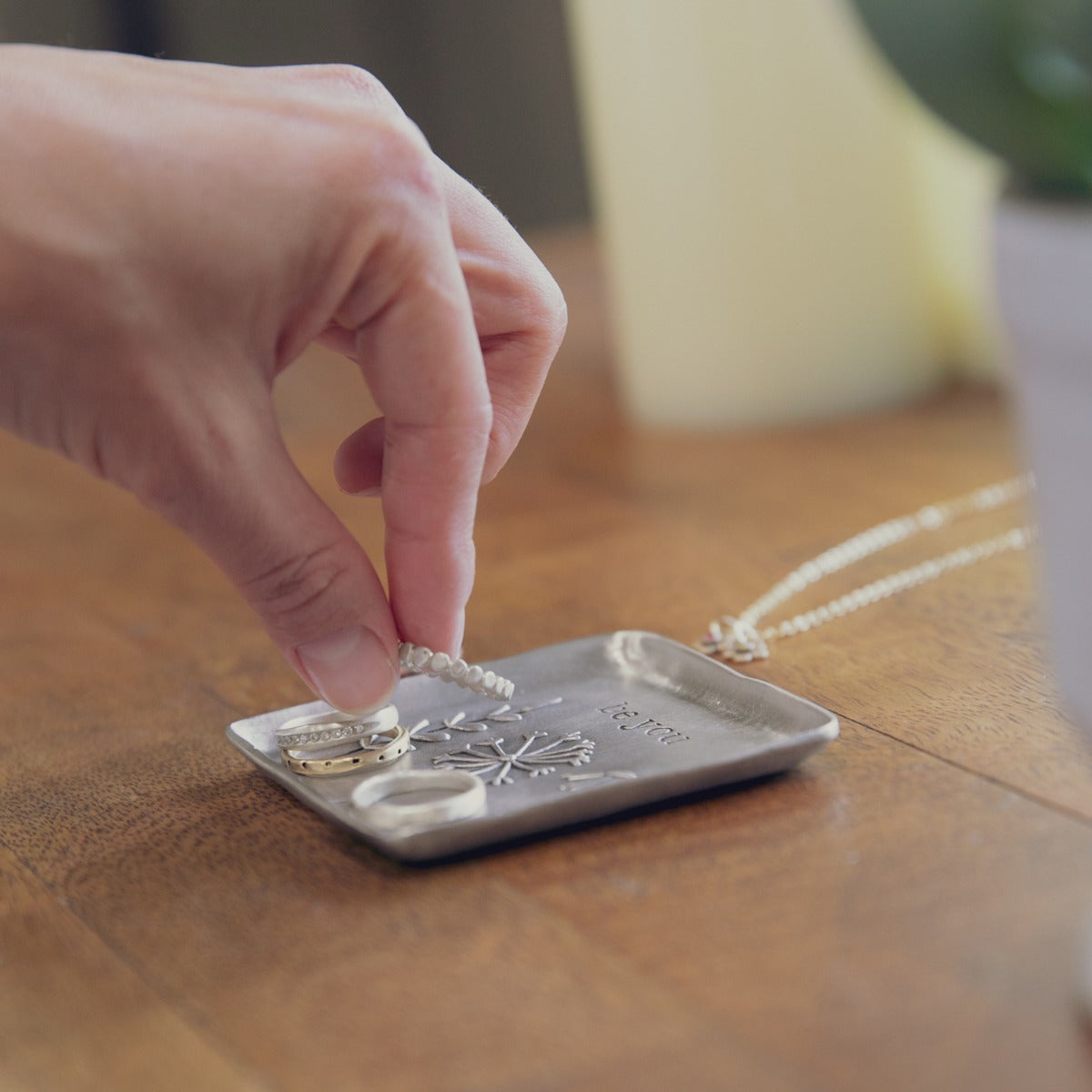 Be You Keepsake Dish (Pewter)