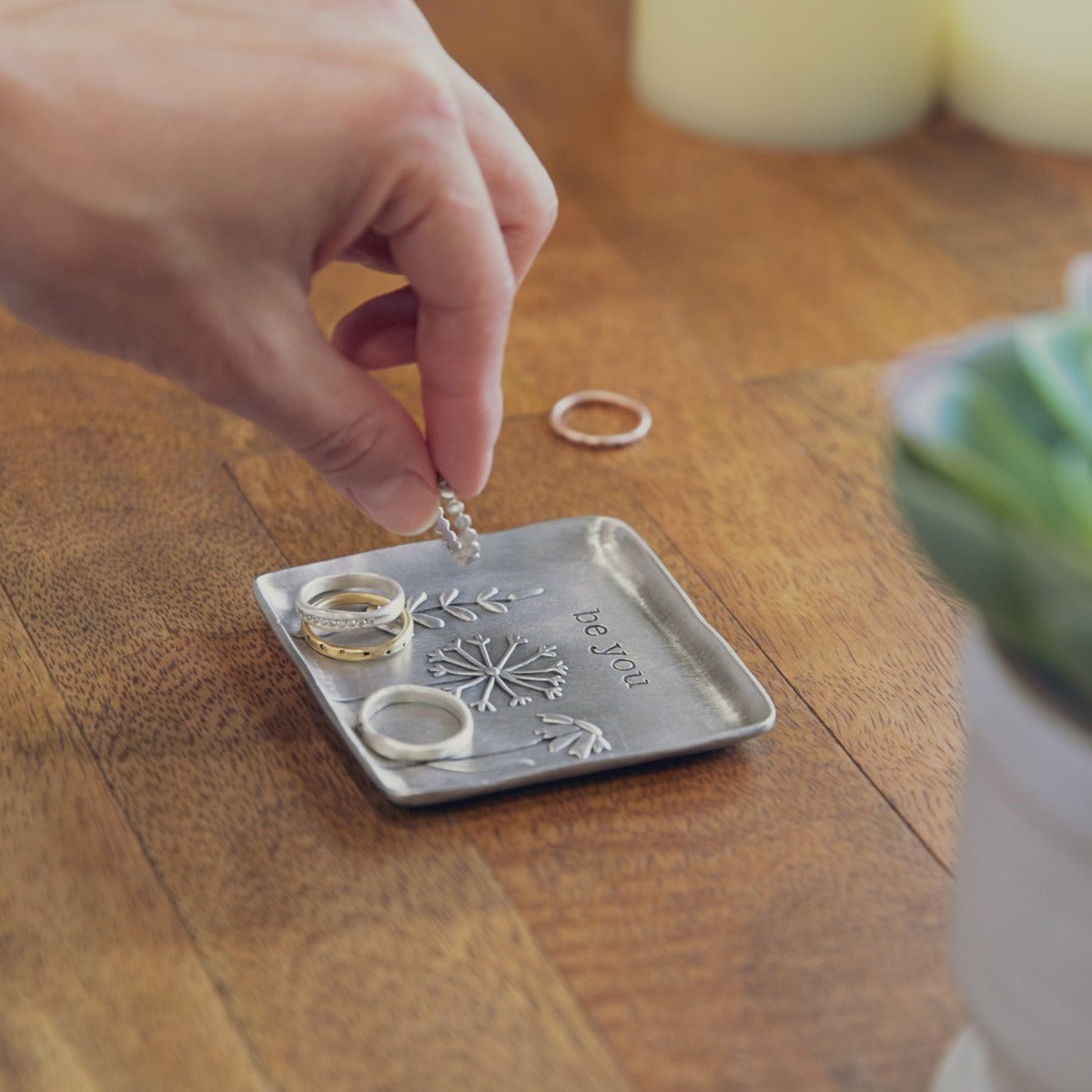 Be You Keepsake Dish (Pewter)