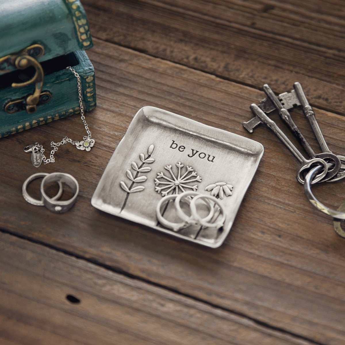 Be You Keepsake Dish (Pewter)