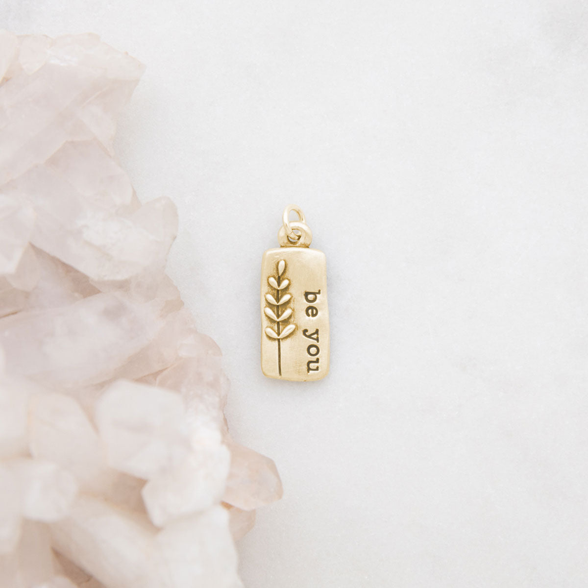 Leaf Charm (9K Solid Gold)