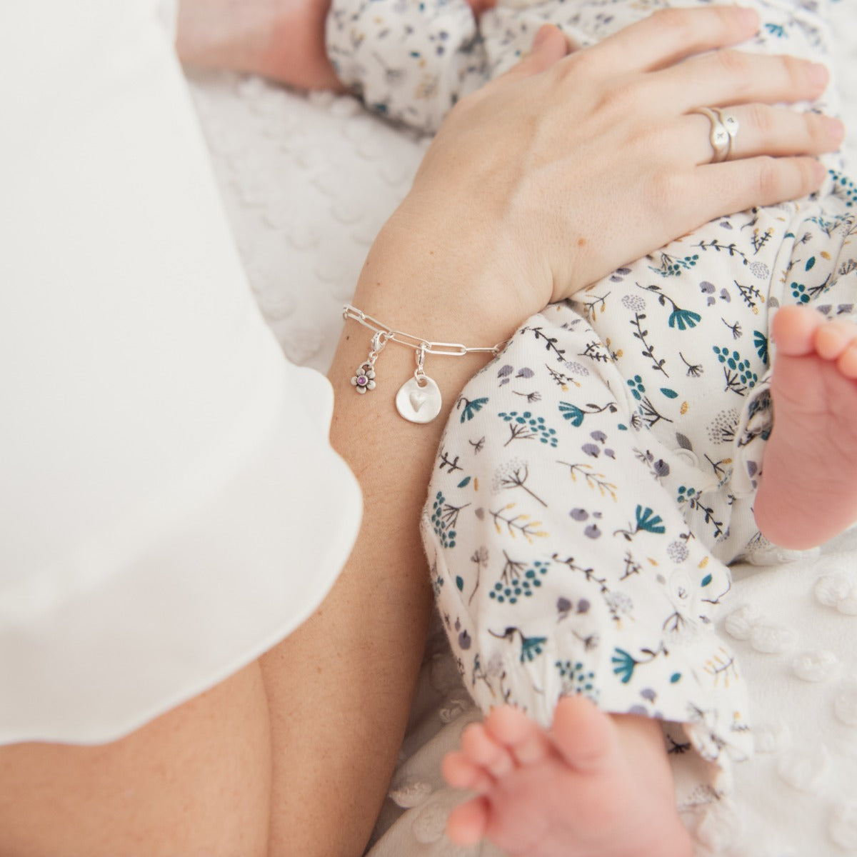 Full of Love Bracelet Charm (Sterling Silver)