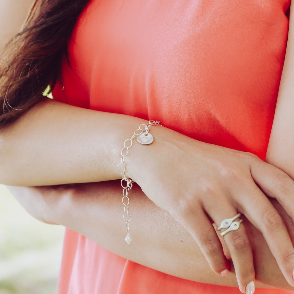 Full of Love Bracelet Charm (Sterling Silver)
