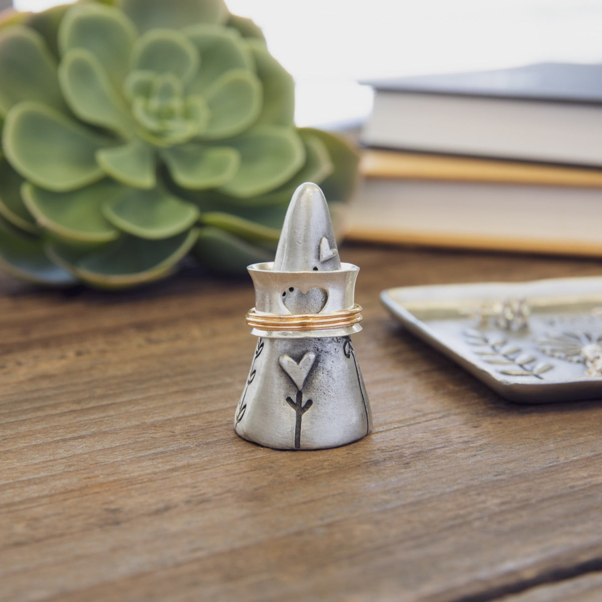 Brave Love® Spinner Ring (Sterling Silver & Gold-Filled)