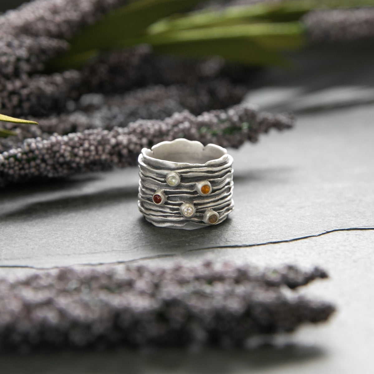 Brave Love® Birthstone Ring (Sterling Silver)