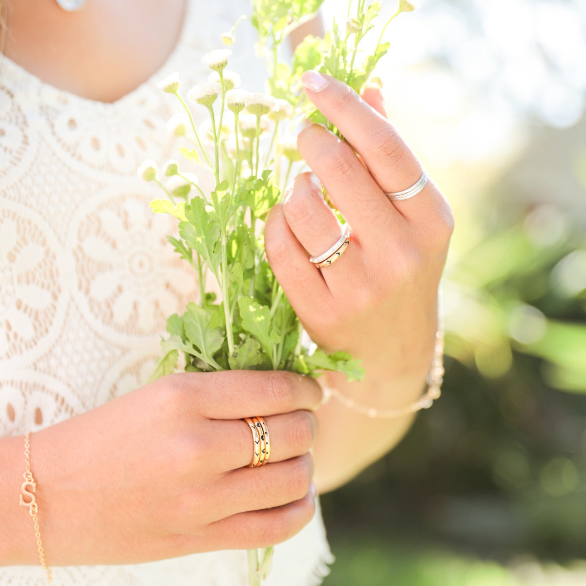 Featherweight Stacking Rings (Sterling Silver)
