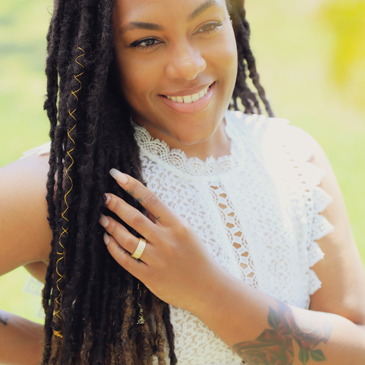 Faith Hope and Love Ring (14K Solid Gold)