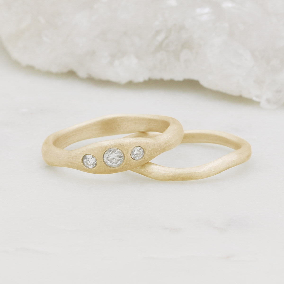 Be Mine Ring Pair (9K Solid Gold)