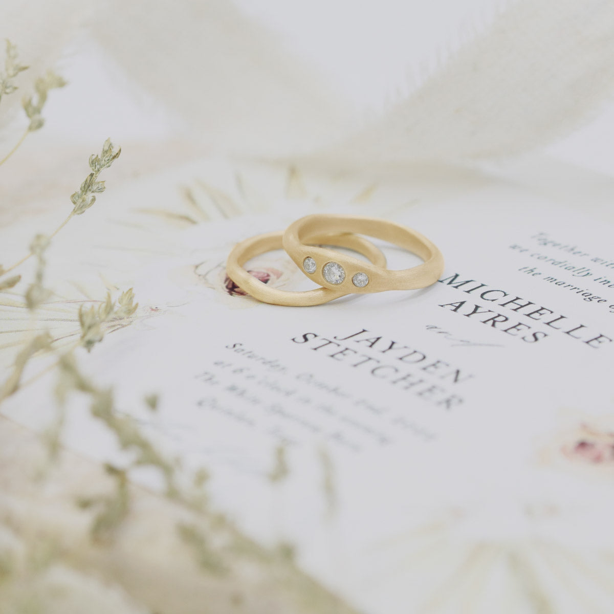 Be Mine Ring Pair (9K Solid Gold)