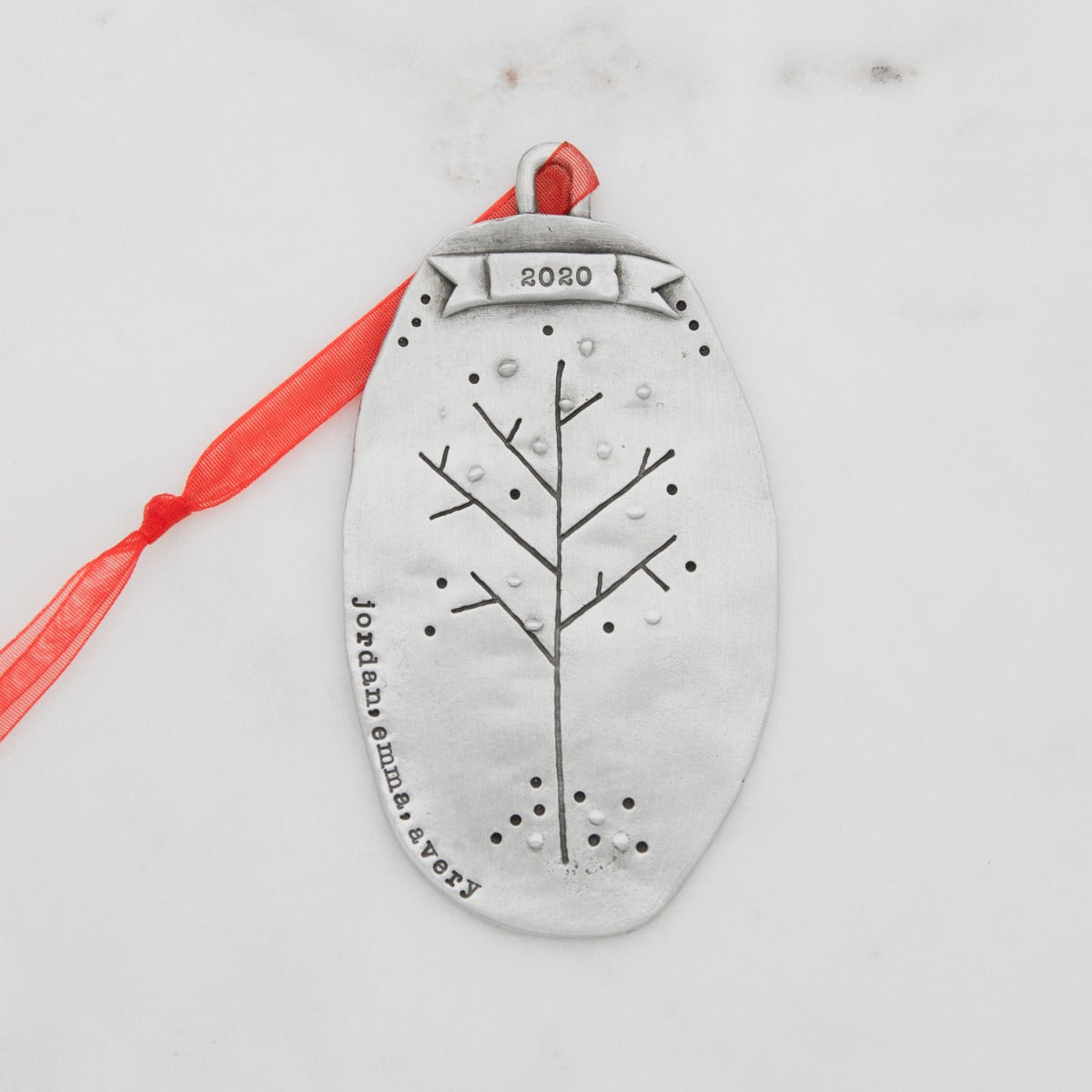 Family Tree Ornament (Pewter)