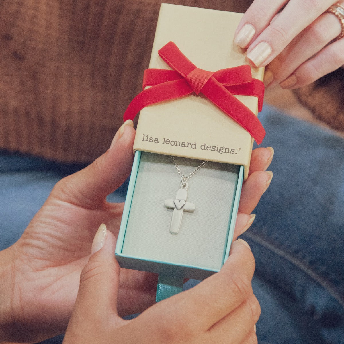 Cross of Faith Necklace (Sterling Silver)