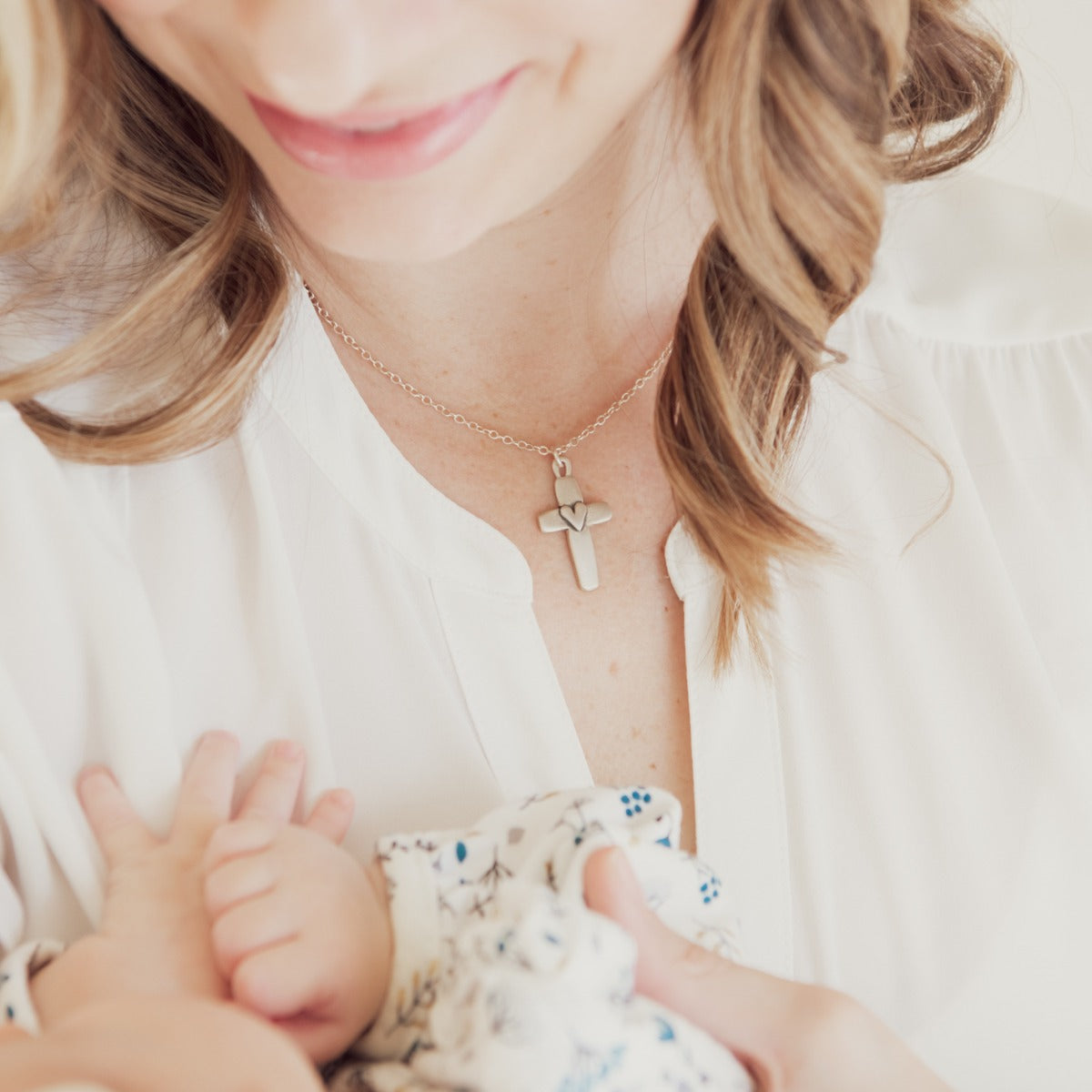 Cross of Faith Necklace (Sterling Silver)