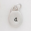 Wild About You Circle Charm (Sterling Silver)
