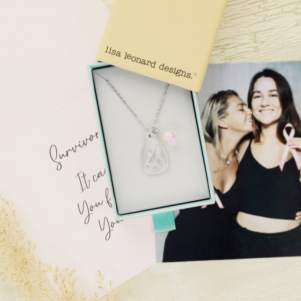 Cancer Awareness Necklace (Sterling Silver)
