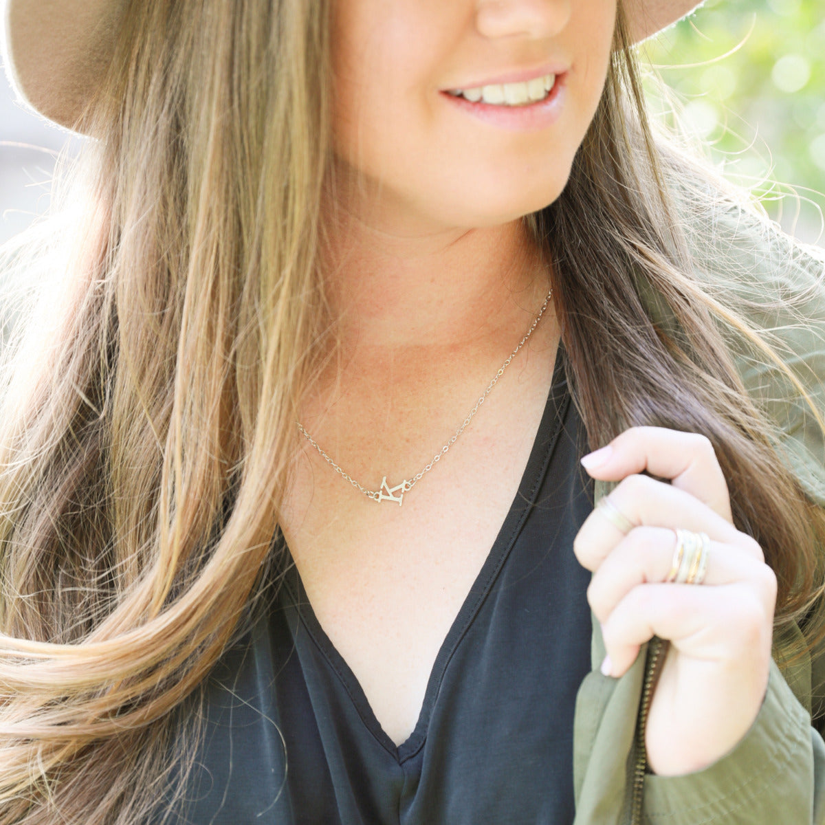 My Monogram Necklace (Sterling Silver)