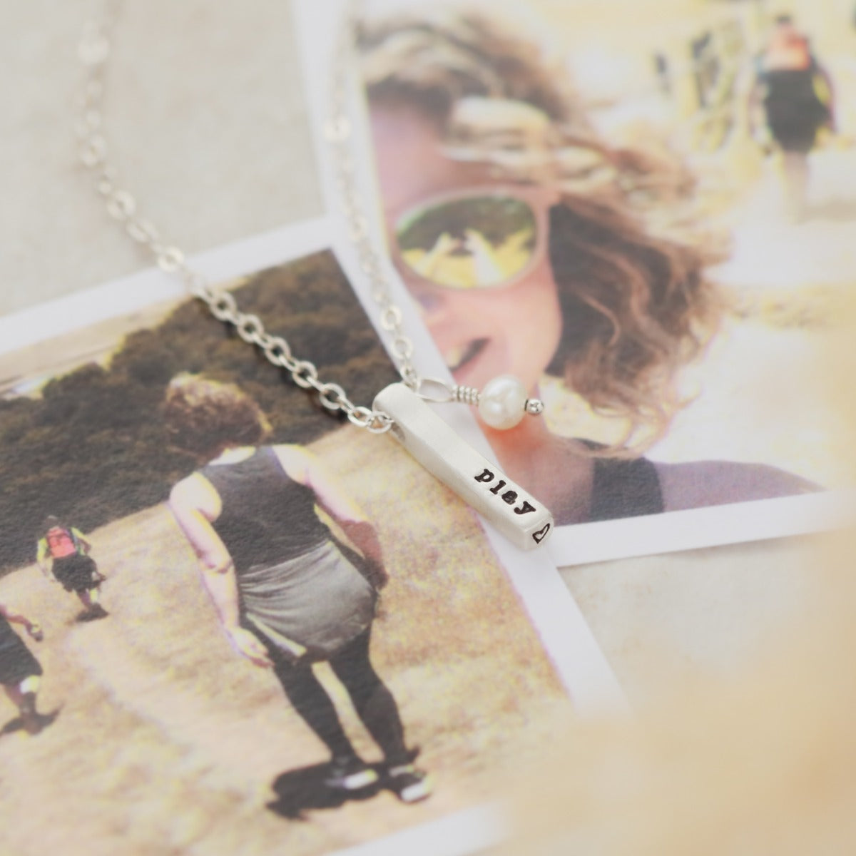 Word of the Year Necklace - 4 Sides (Sterling Silver)