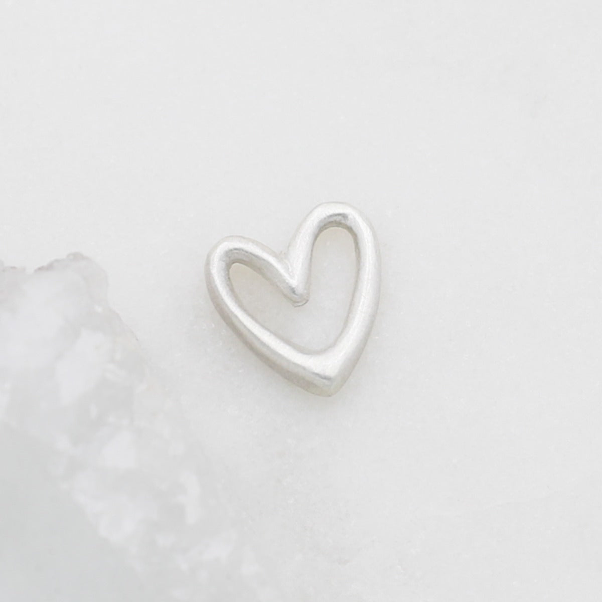 Love Grows 1/2" Heart Charm (Sterling Silver)