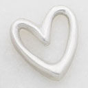 Love Grows 1/2" Heart Charm (Sterling Silver)