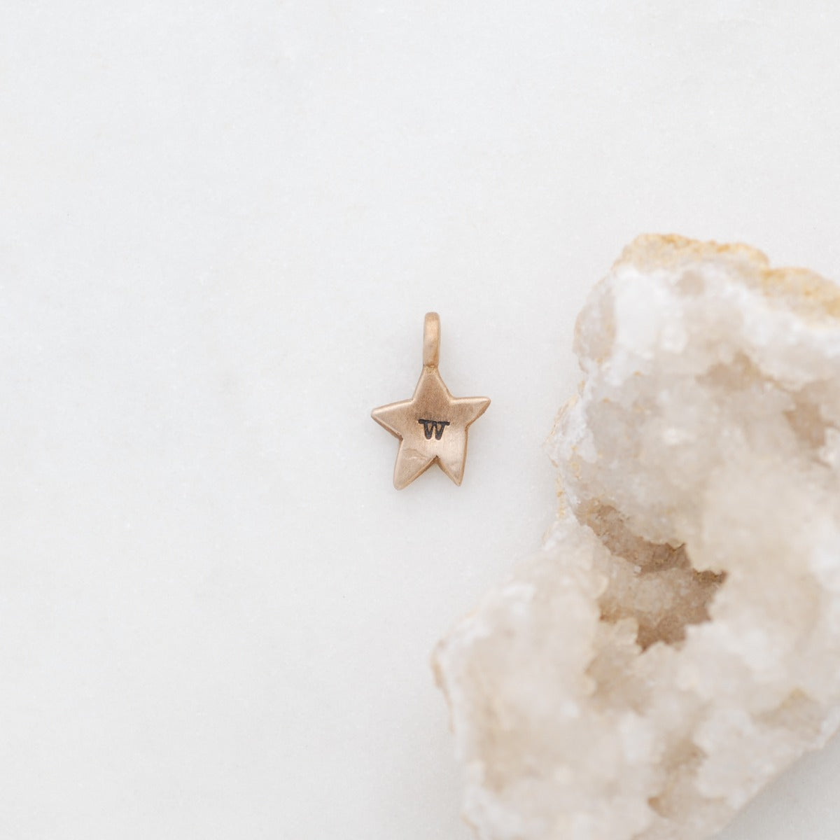 Twinkle Little Star Initial Charm (Brass)