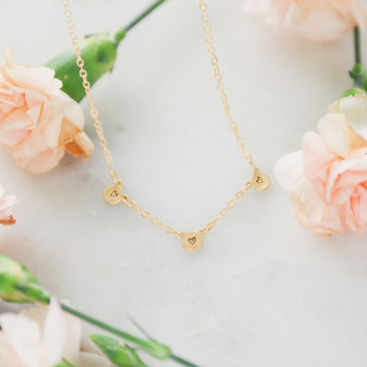 My Darling Ones Initial Necklace (Gold Plated)