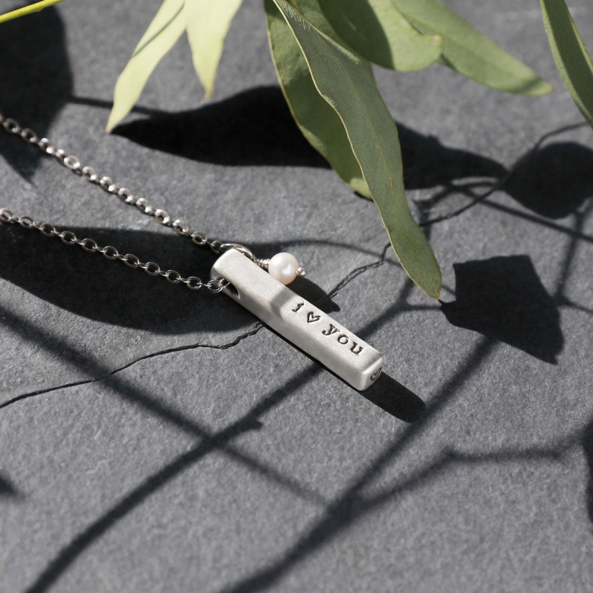 What Matters Most Necklace - 2 Sides (Sterling Silver)