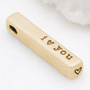 What Matters Most Charm - 2 Sides (9K Solid Gold)