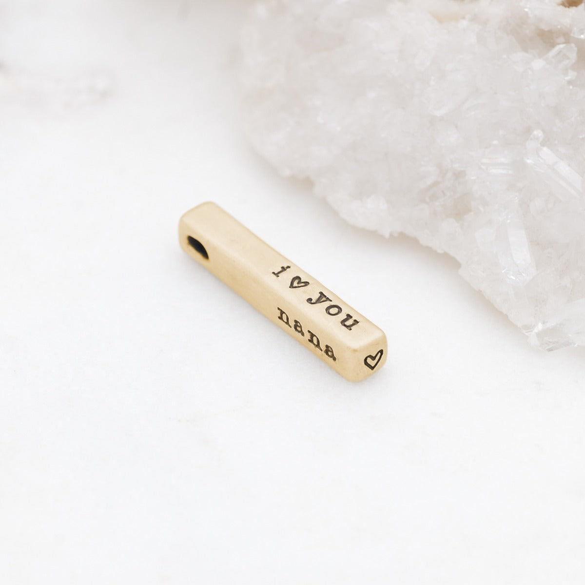 What Matters Most Charm - 3 Sides (14K Solid Gold)