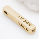 What Matters Most Charm - 4 sides (9K Solid Gold)