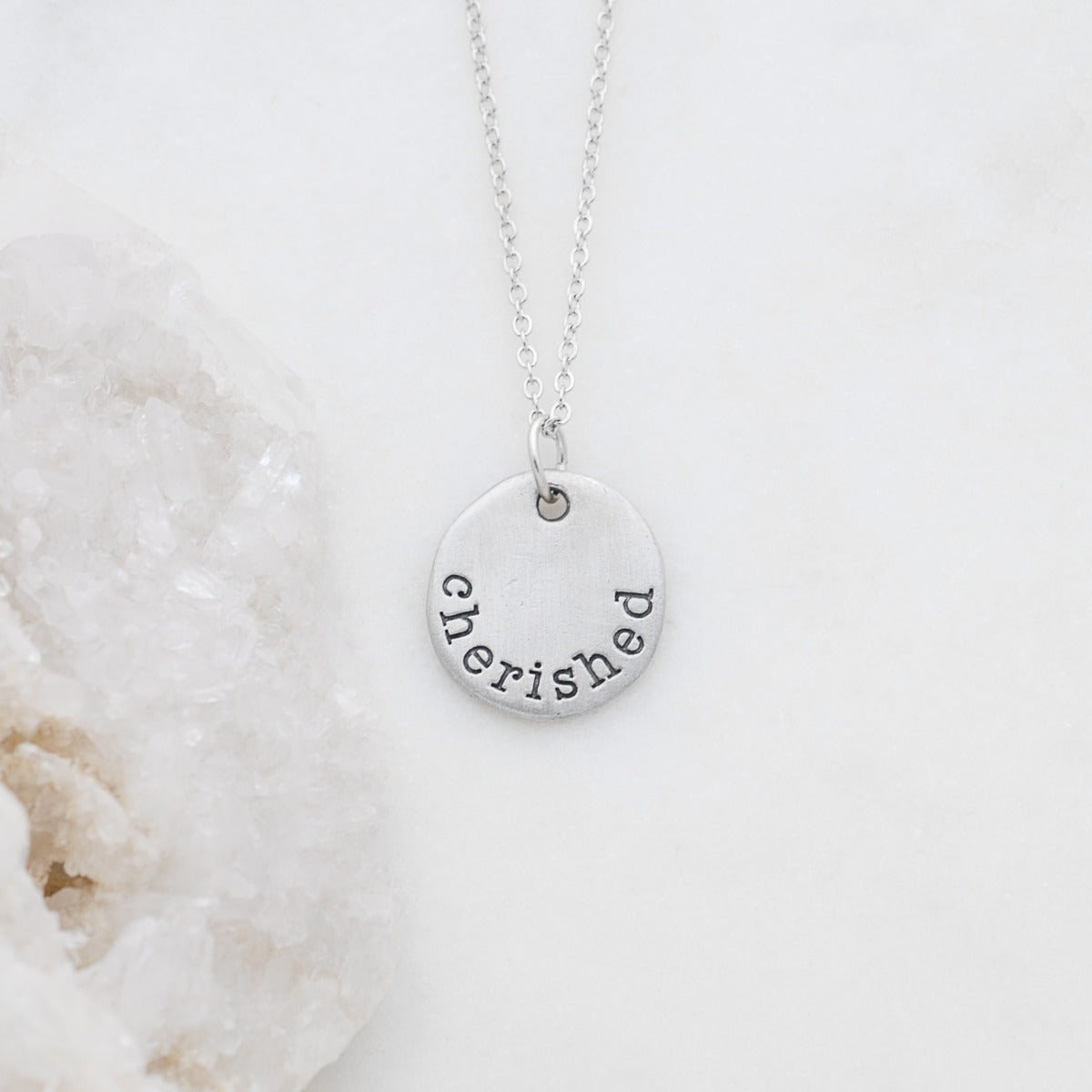 Cherished Necklace (Pewter)