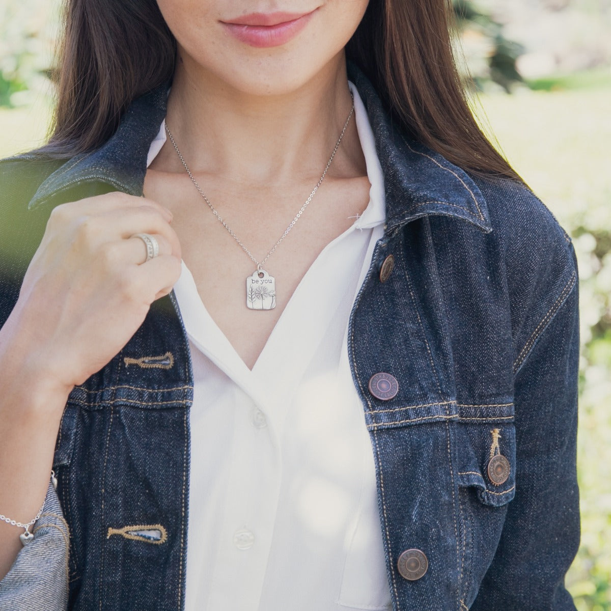 Be You Necklace (Pewter)
