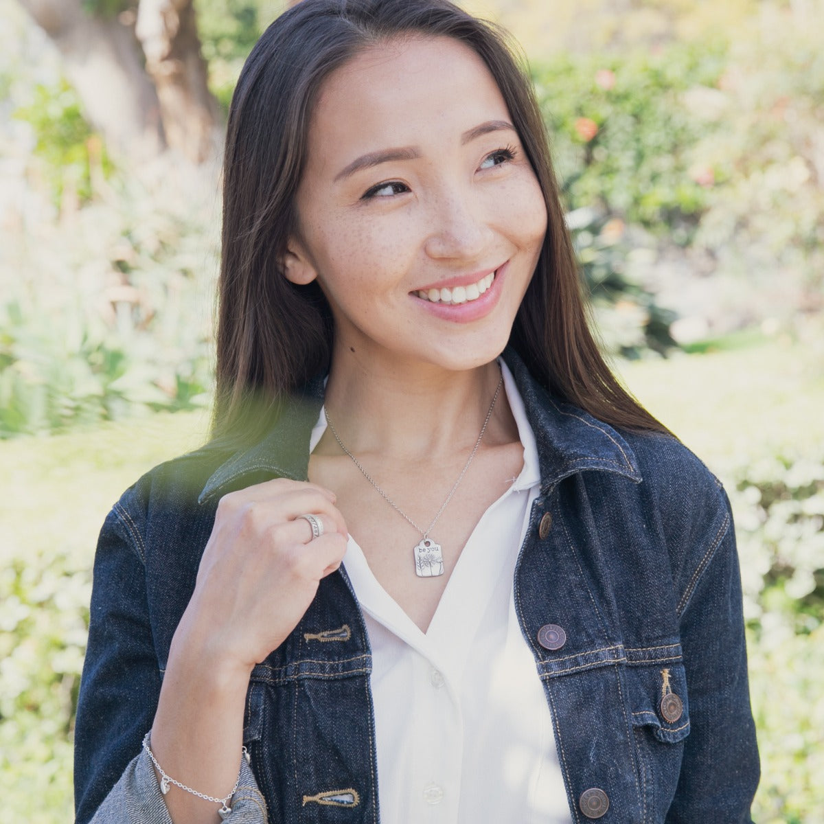 Be You Necklace (Pewter)