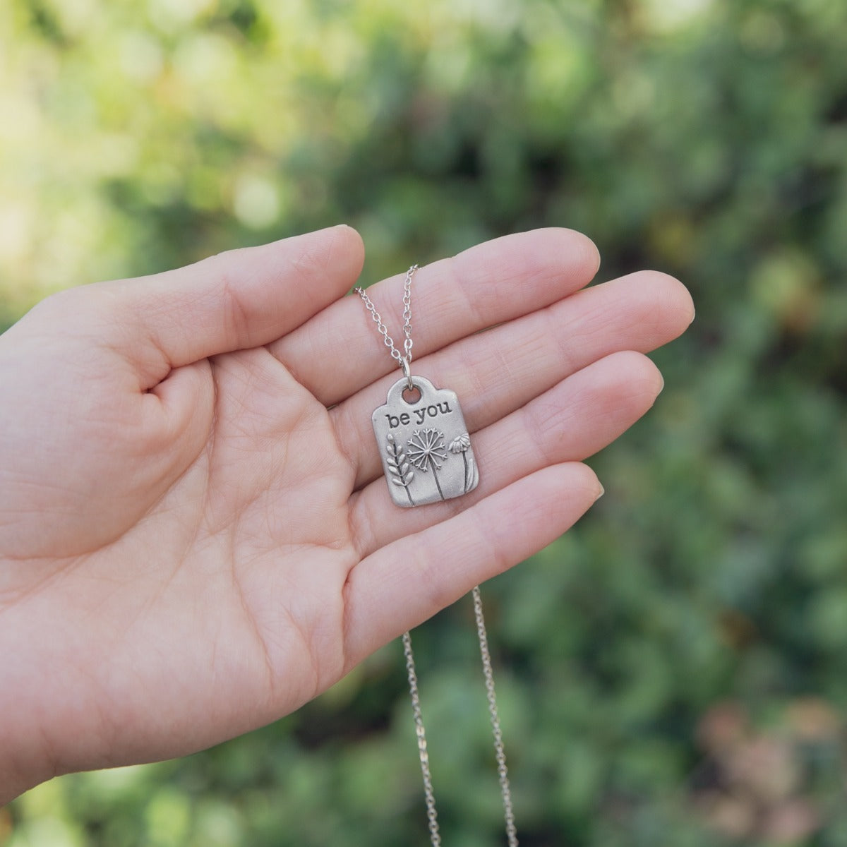 Be You Necklace (Pewter)