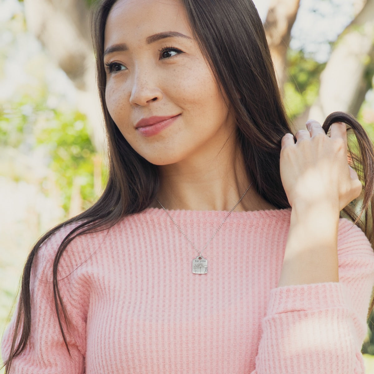 Be You Necklace (Pewter)