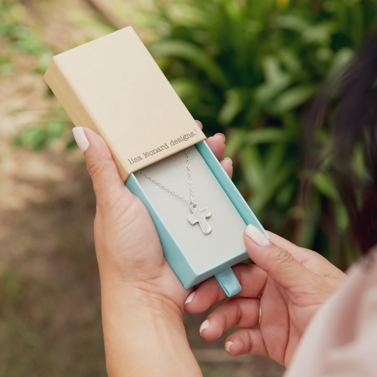 Grace For Today Cross Necklace (Sterling Silver)