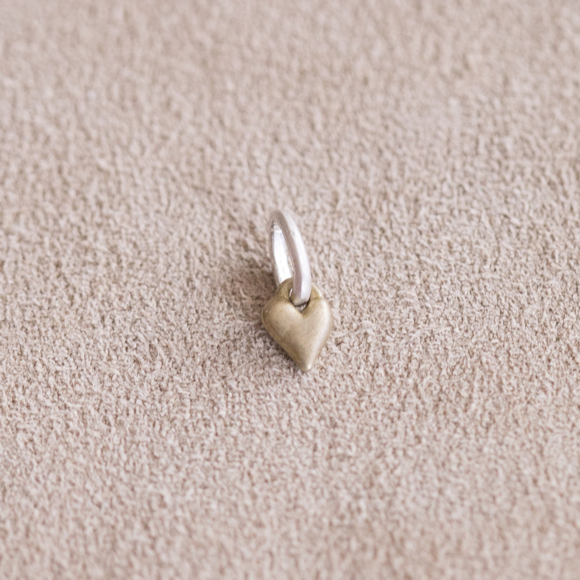 Tiny Golden Heart Charm Buildable Collection